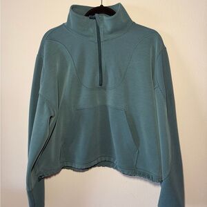 Lululemon Soft Stream Quarter Zip Sweater and matching Sweatpants